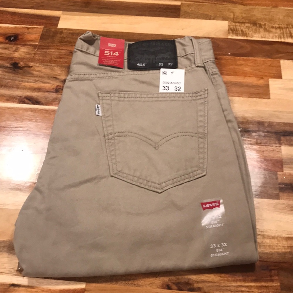Levi light khaki pants 514